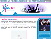 Tablet Screenshot of diversecityuk.com